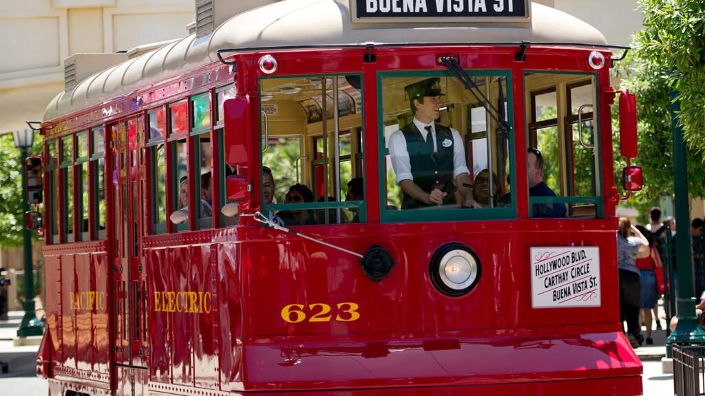Red Car Trolley at Disney California Adventure